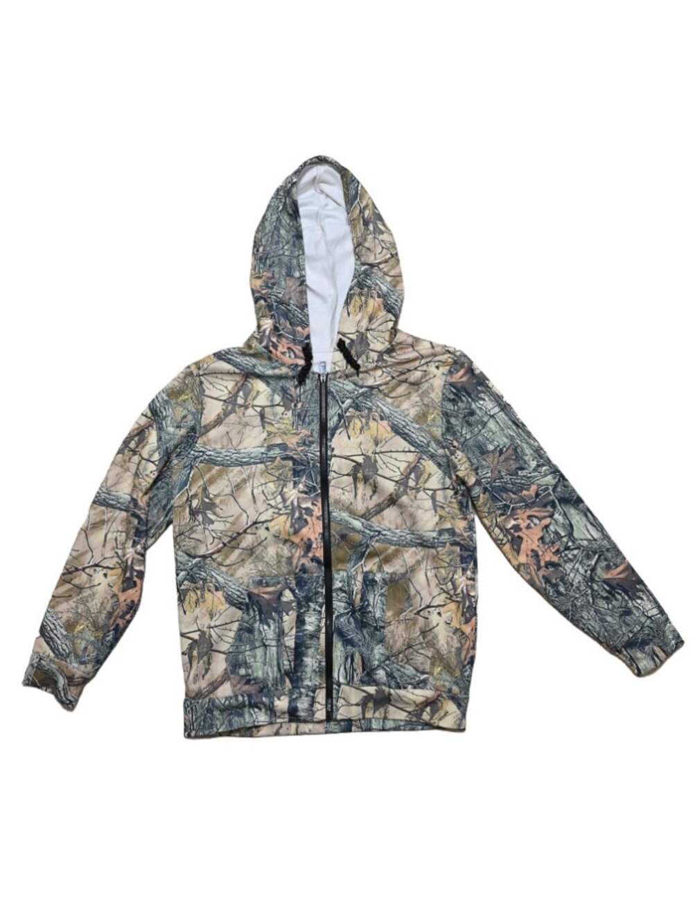 Realtree Camo Print Zip-up Hoodie